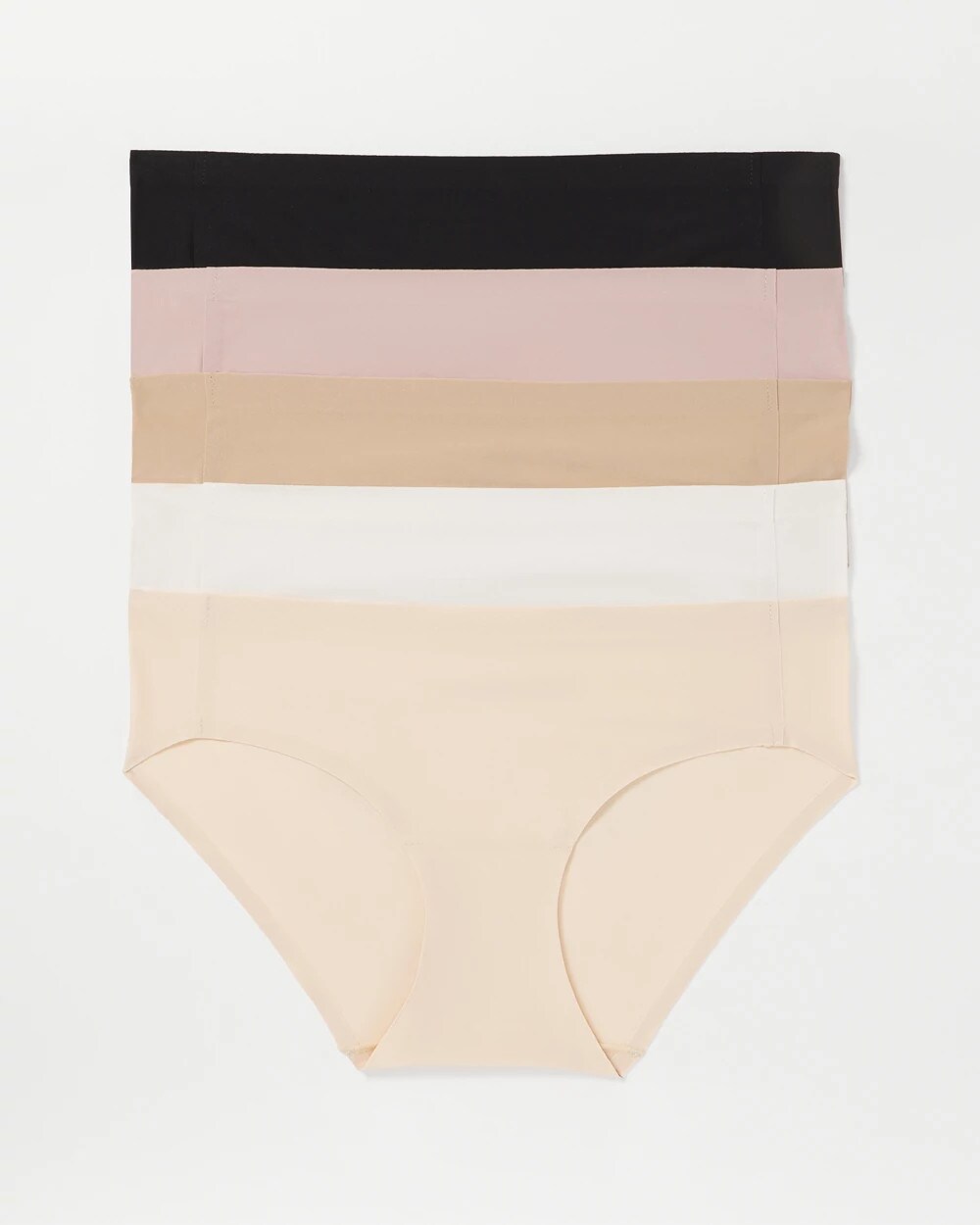 BASIC MULTI PACK Soft Stretch Hipster Panty 5 Pack
