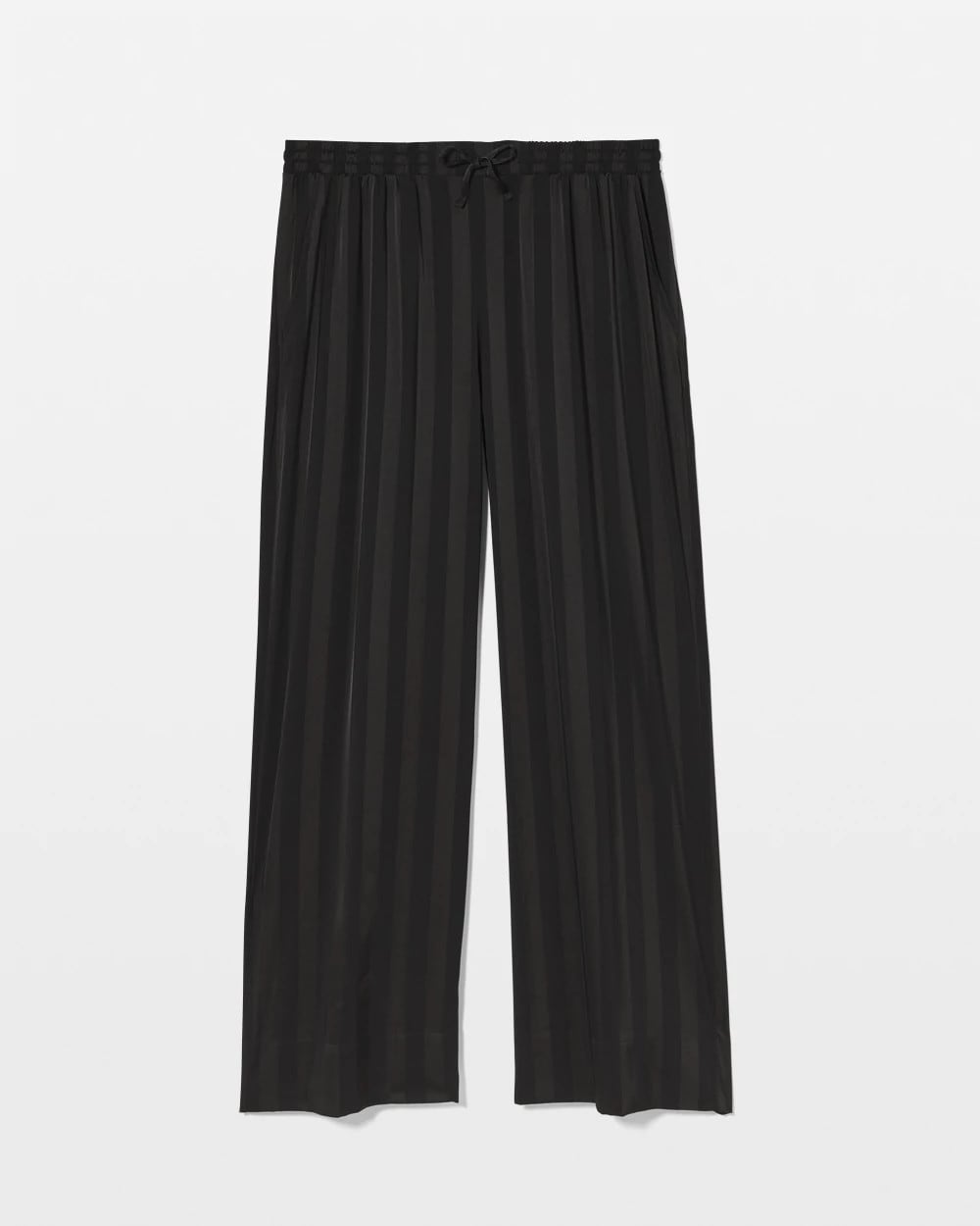 BLACK Shadow Stripe Pajama Pant
