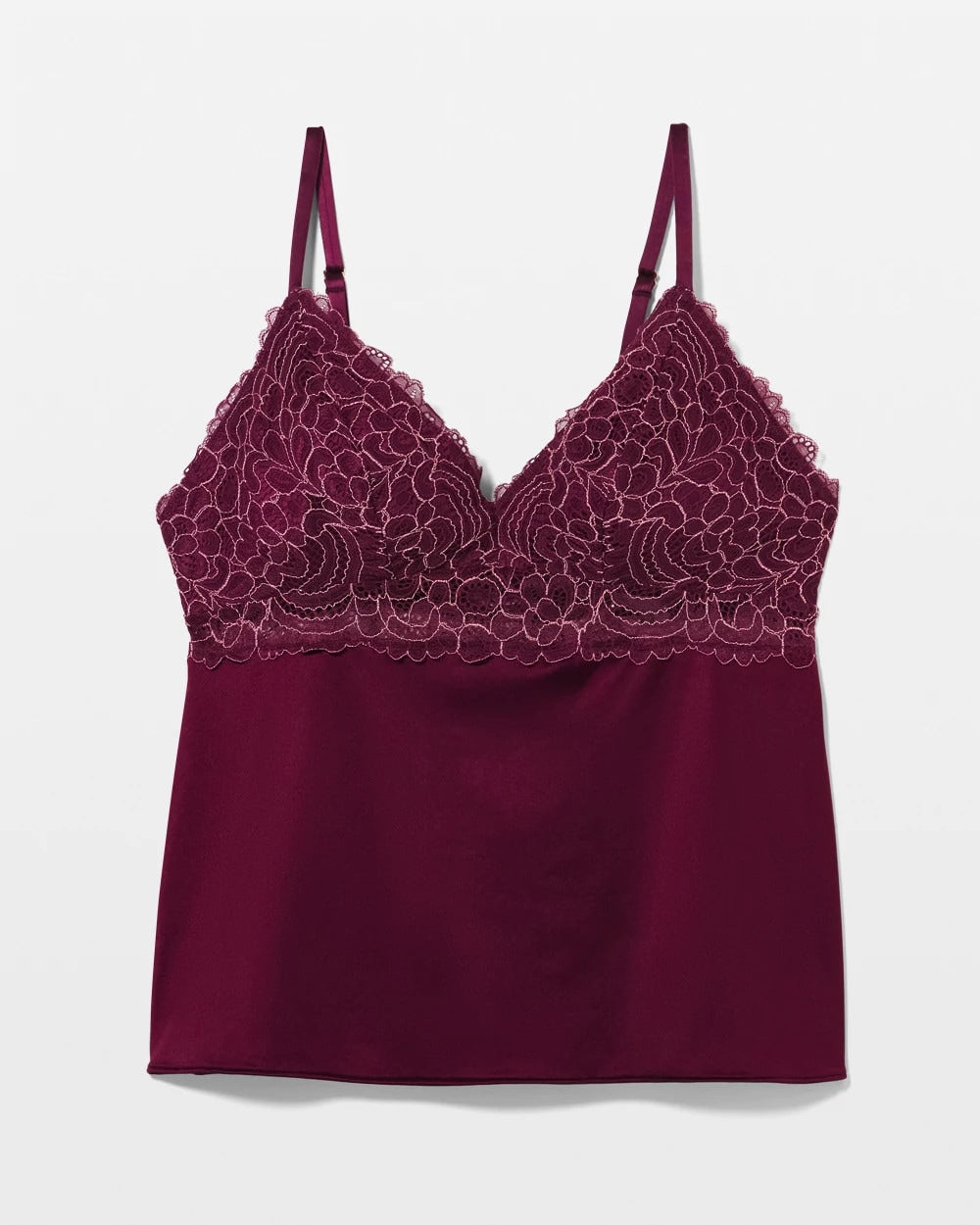 VELVET PLUM Lace Pajama Cami