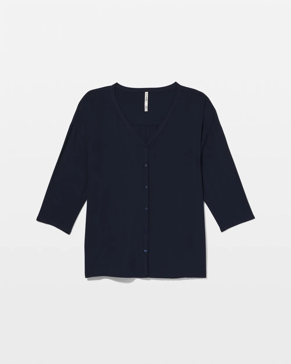 NIGHTFALL NAVY Button-Up Pajama Top