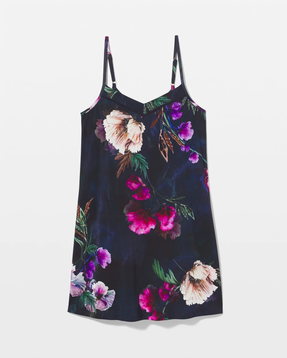 FLEUR EVER DRAMA NAVY Chemise with Piping
