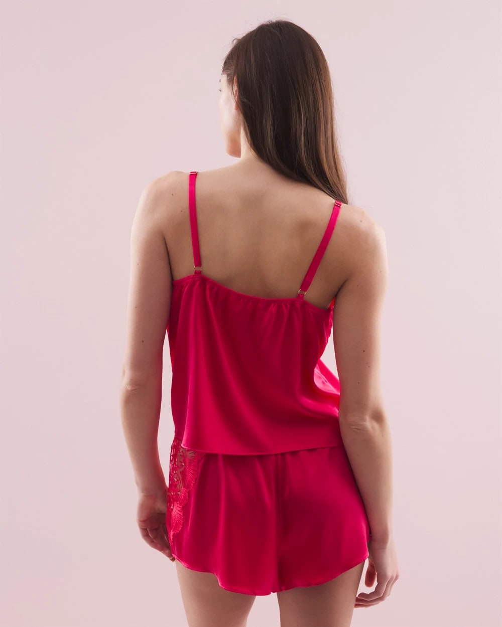 PERFECT PINK Silk Pajama Cami