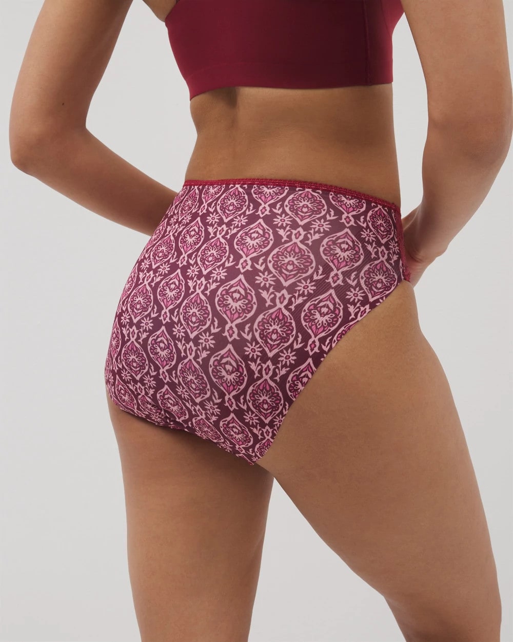 PLENTIFUL PIECES KISS Edge High-Leg Panty with Lace
