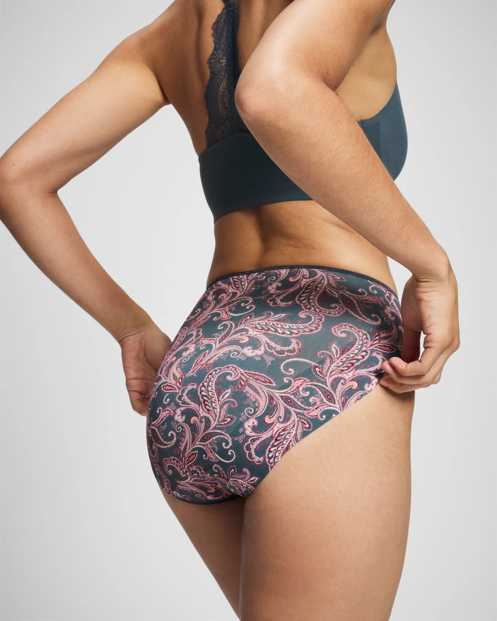IMPERIAL PAISLEY M PET High-Leg Brief Panty