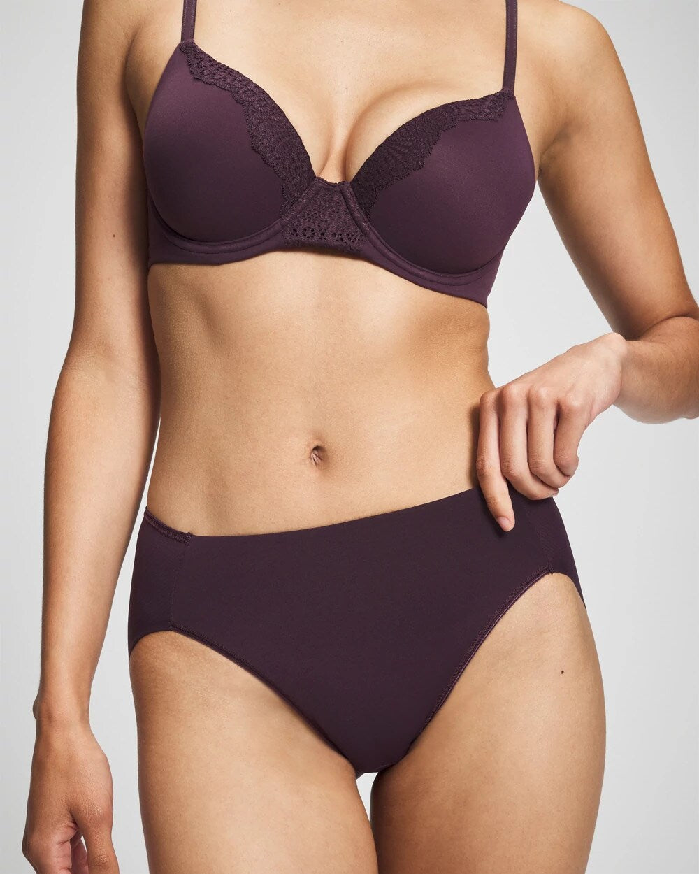 PLUM PERFECT High-Leg Brief Panty