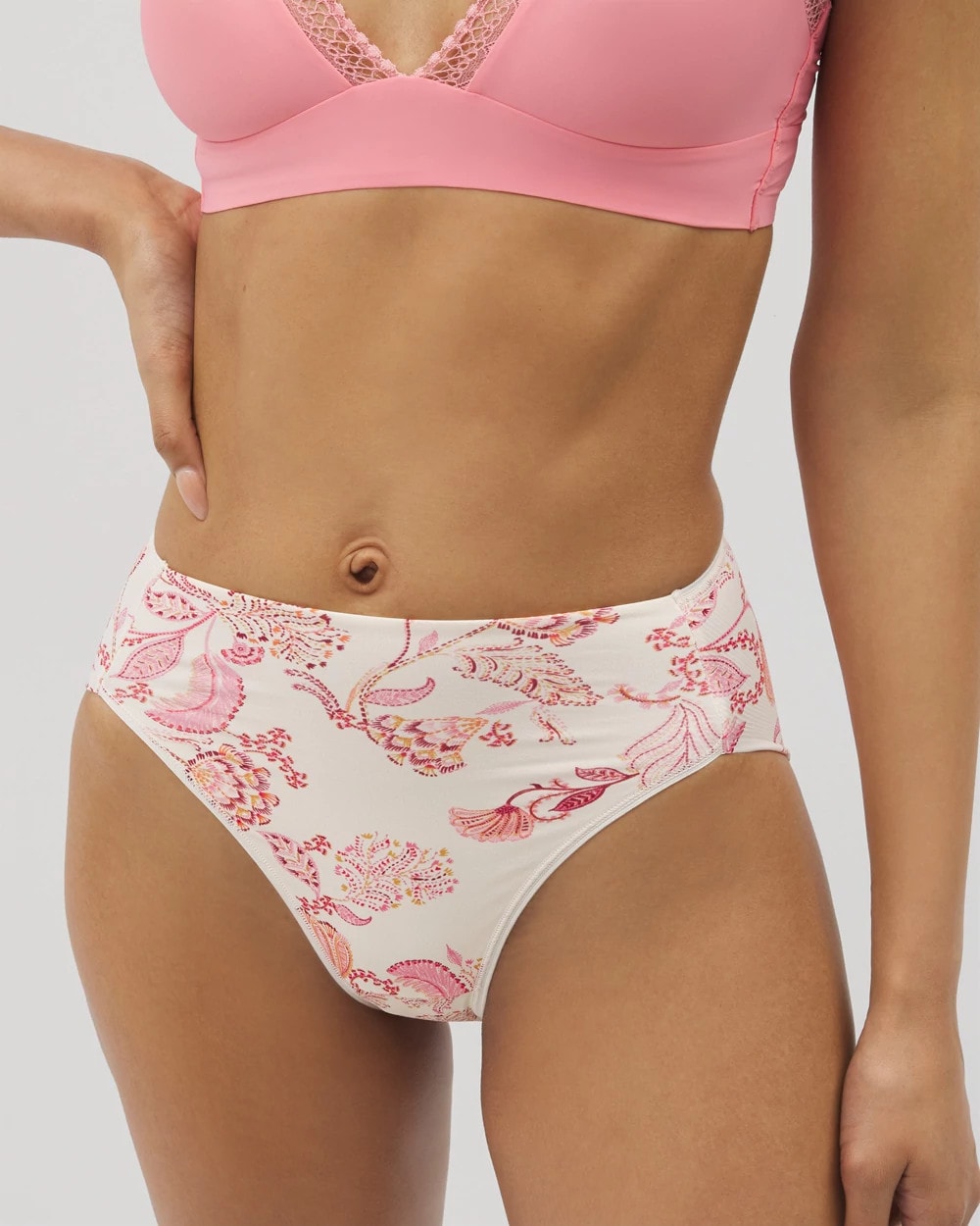 STITCH PAISLEY M CHAMP High-Leg Brief Panty