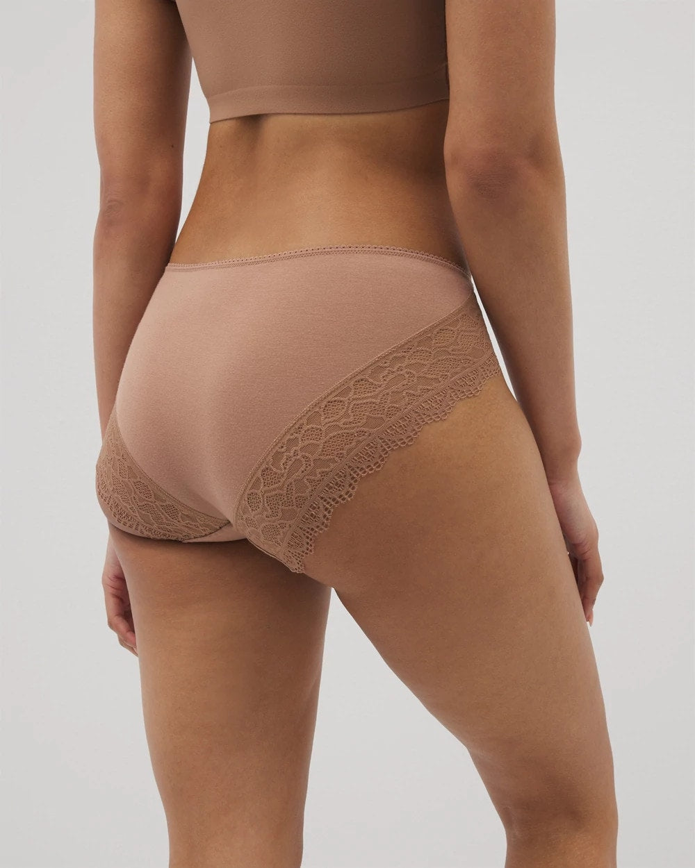 WARM SIENNA High-Leg Panty with Enchanting Lace