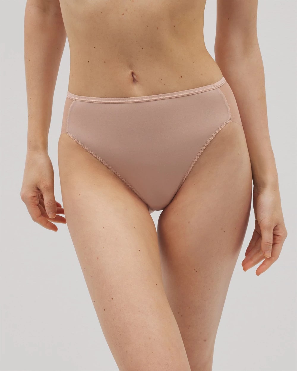 HUSH Mesh Back High-Leg Panty