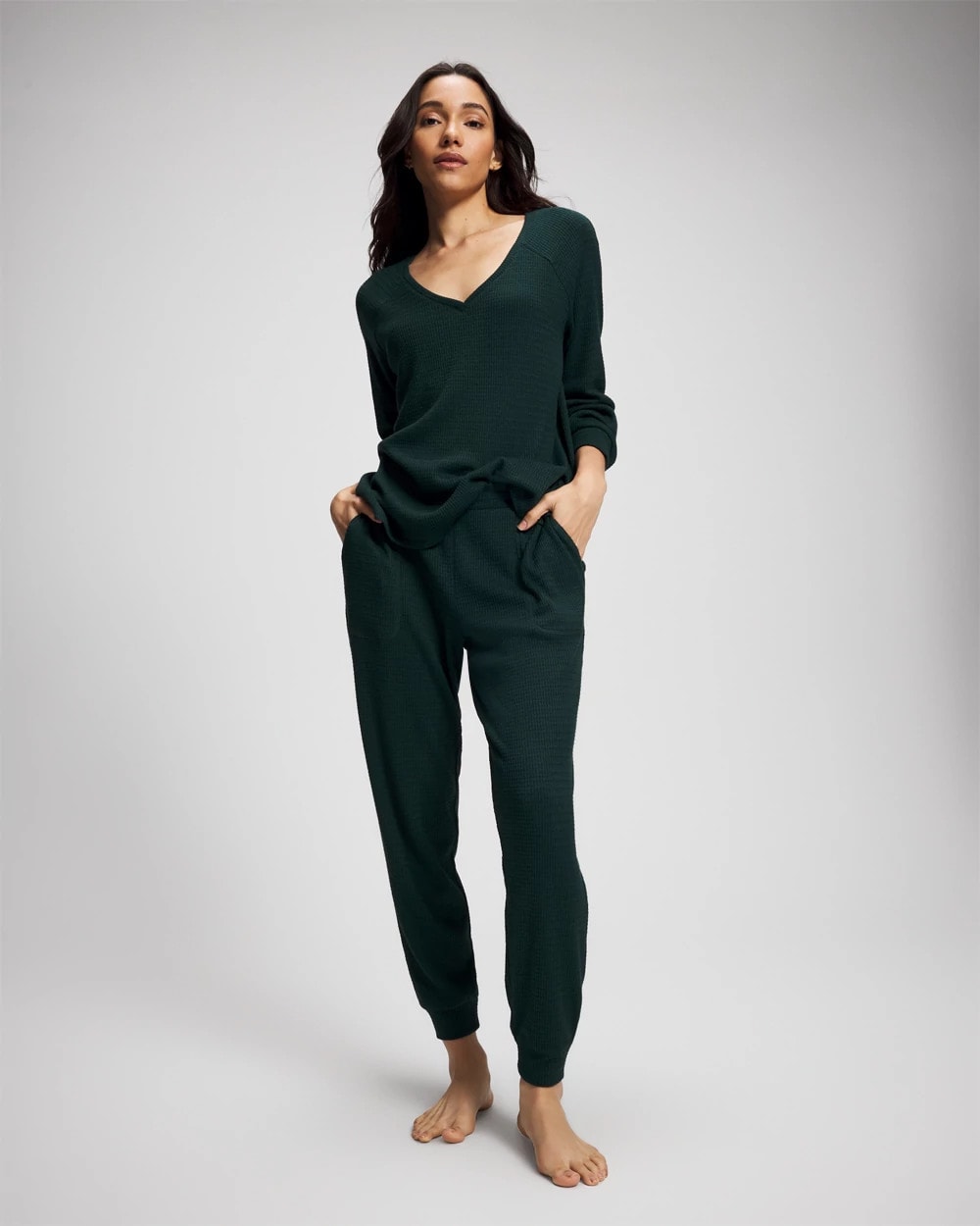 GREEN JOLIE Banded Pajama Bottom