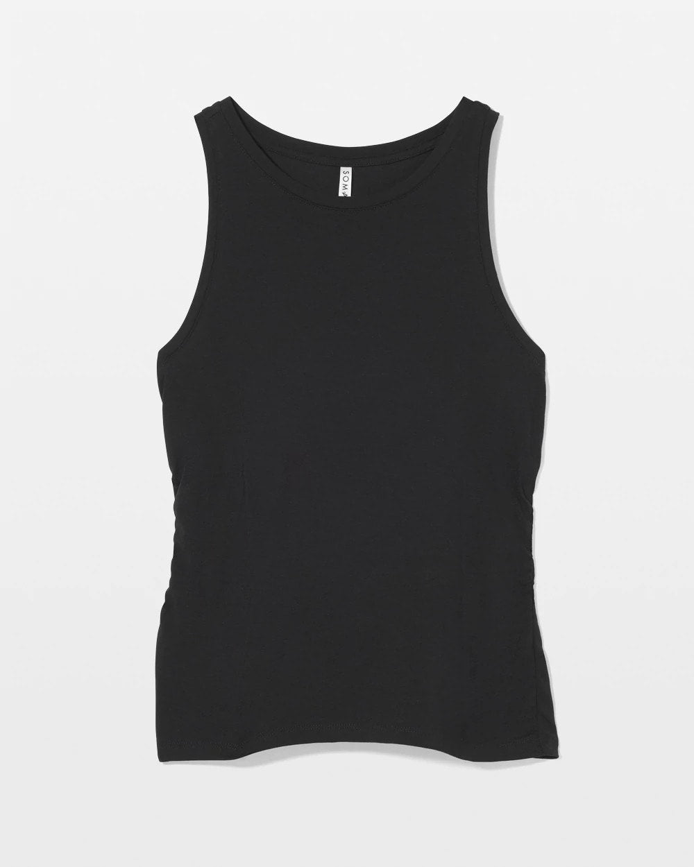 BLACK Ruched Pajama Tank