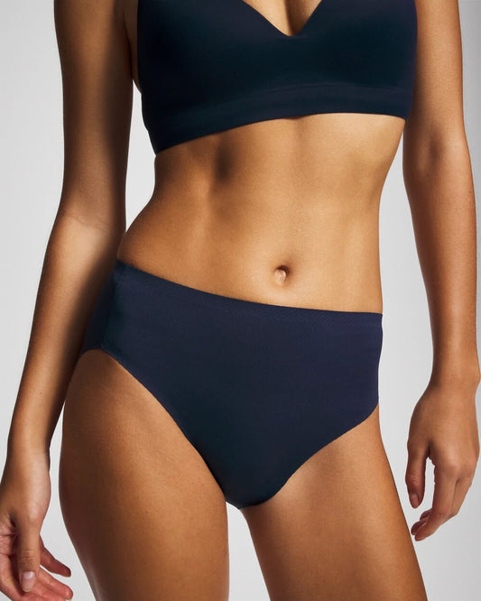 NIGHTFALL NAVY Soft Stretch High Leg Panty