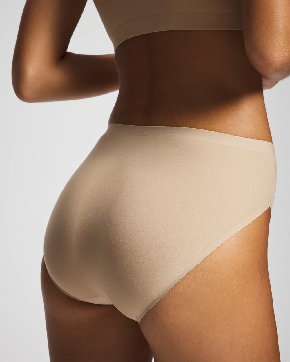 WARM AMBER Soft Stretch High Leg Panty