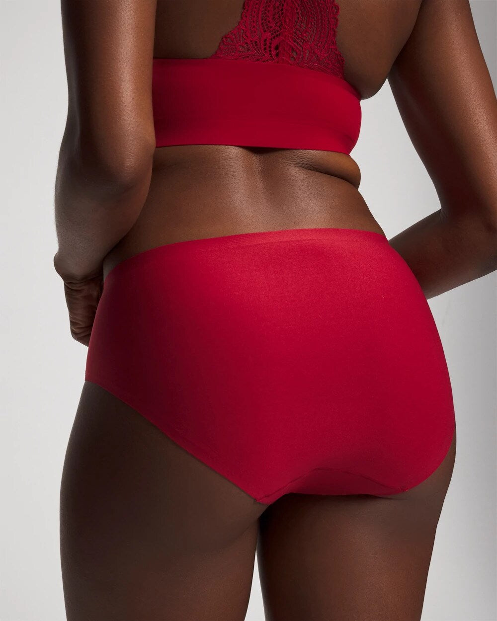 PAINT THE TOWN RED Soft Stretch High Leg Panty