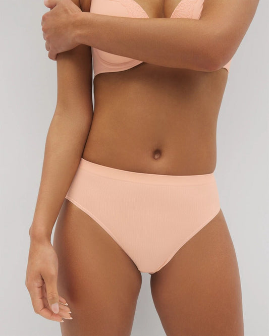 PEACH PARFAIT Seamless Rib High-Leg Panty
