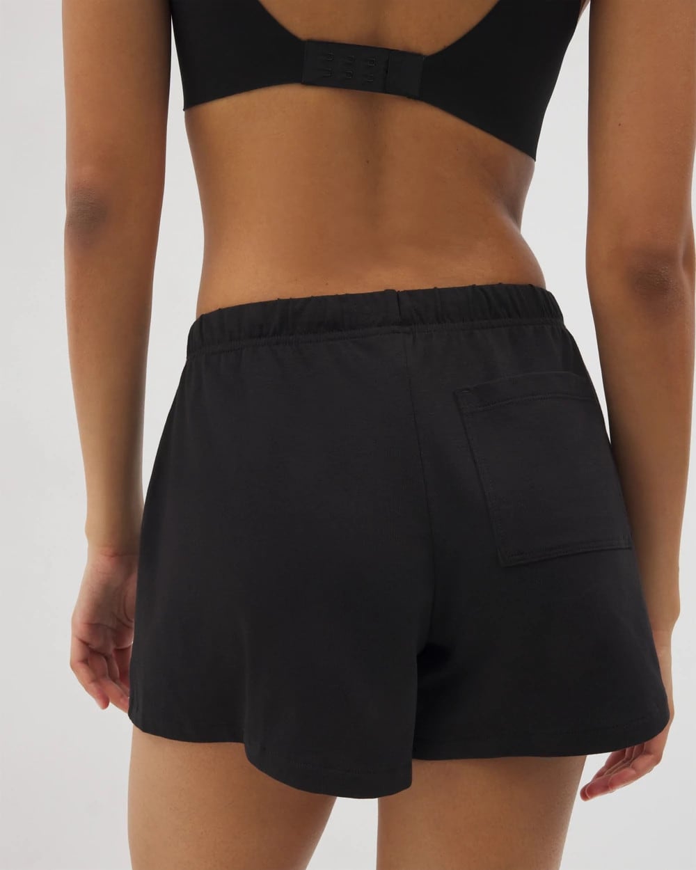 BLACK Pajama Shorts