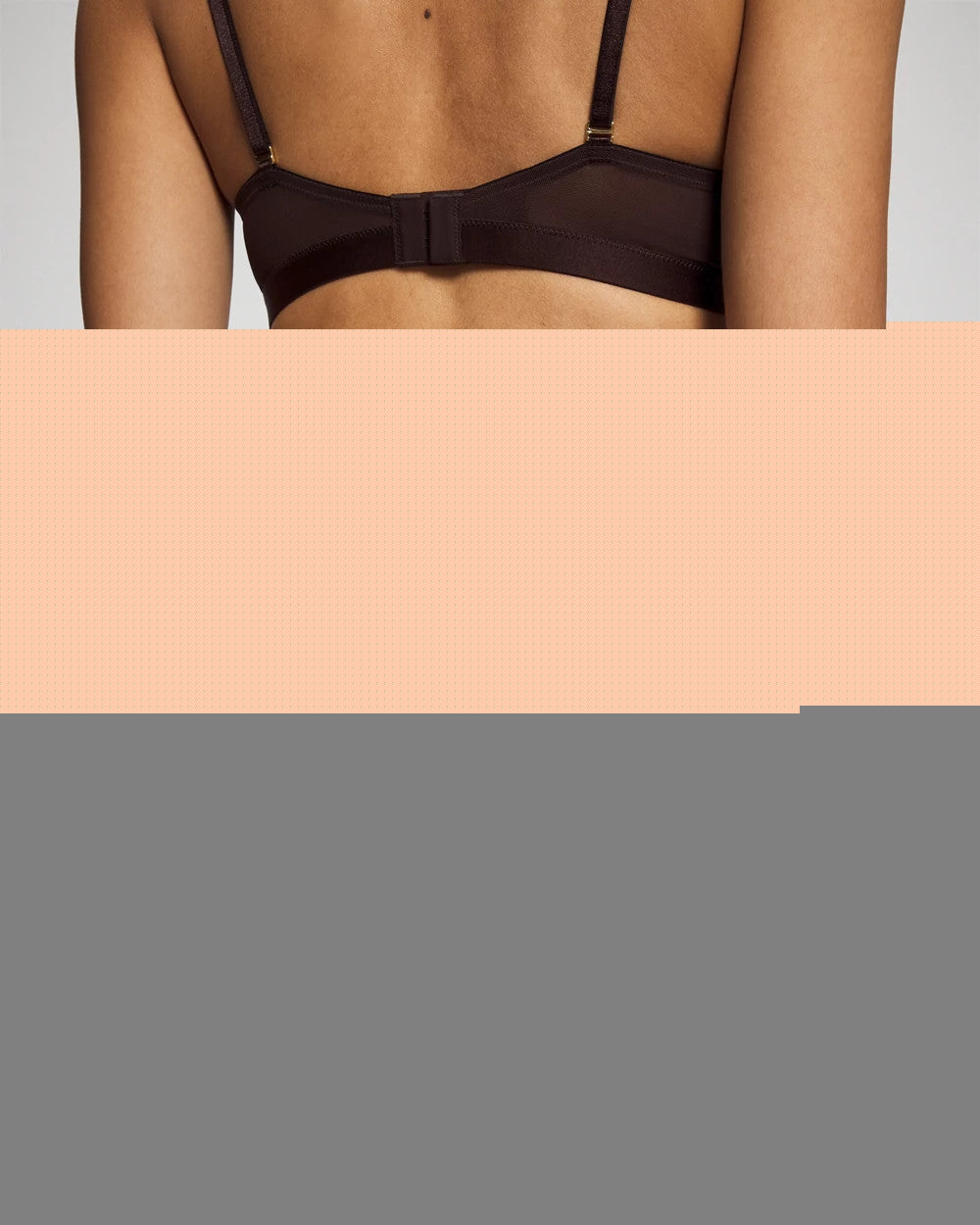 CHOC PLUM W DTM FOIL Embraceable High-Leg Brief Panty with Super Soft Signature Lace