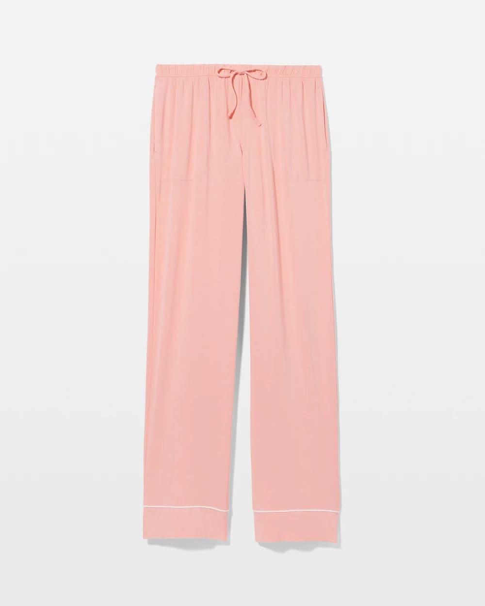 PALOMA GLOW Solid Piped Pajama Pants