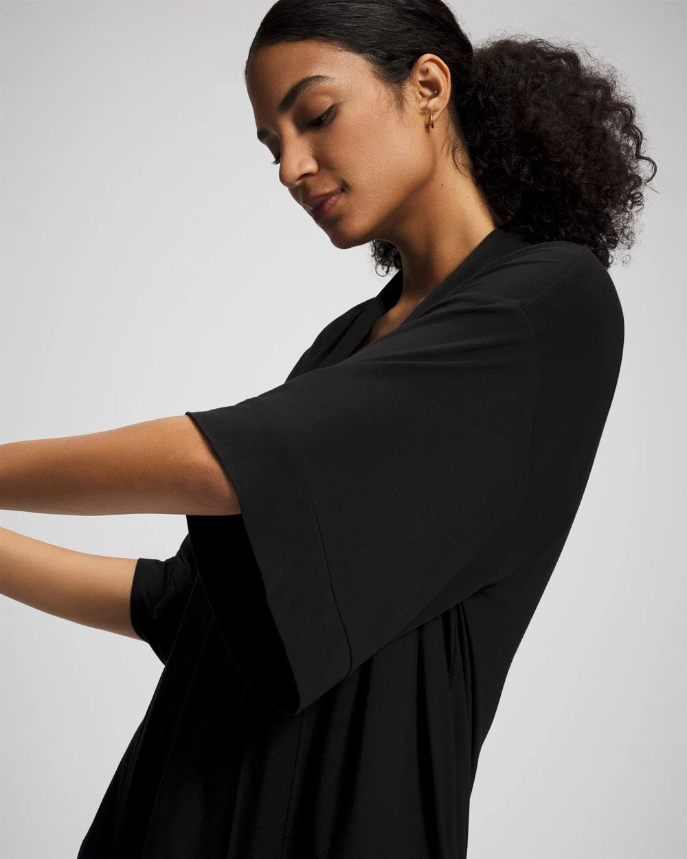 BLACK Pajama Cardi