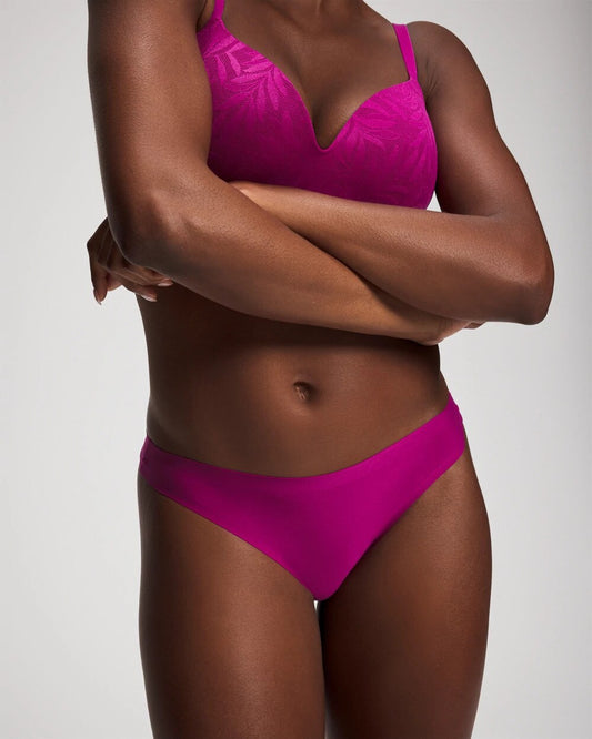 MAGENTA ORCHID Soft Stretch Thong Panty