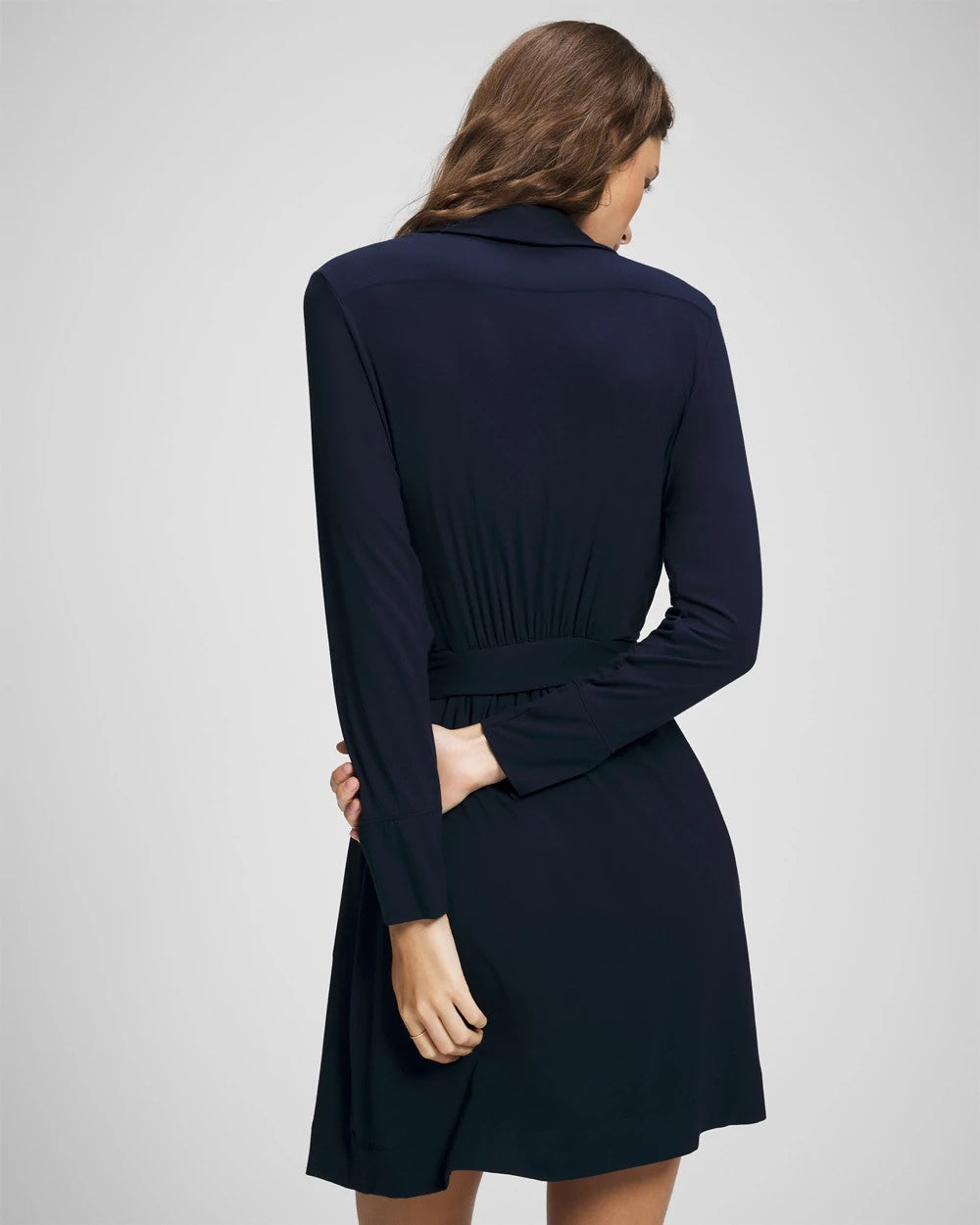 NIGHTFALL NAVY Short Robe