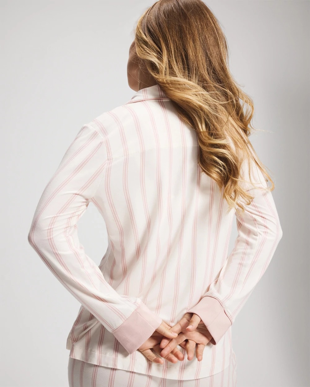 SPARKLING STRIPE PINK Special Edition Breast Cancer Research Fund Pajama Top