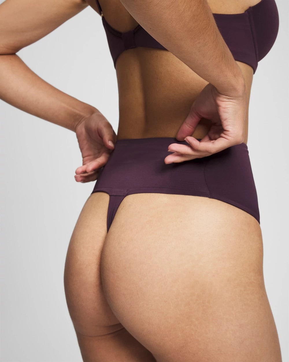 PLUM PERFECT Tummy High-Waist Thong Panty