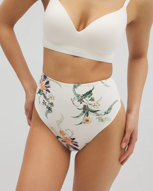 PARADISE PLUMES D M CHAMP Tummy High-Waist Thong Panty