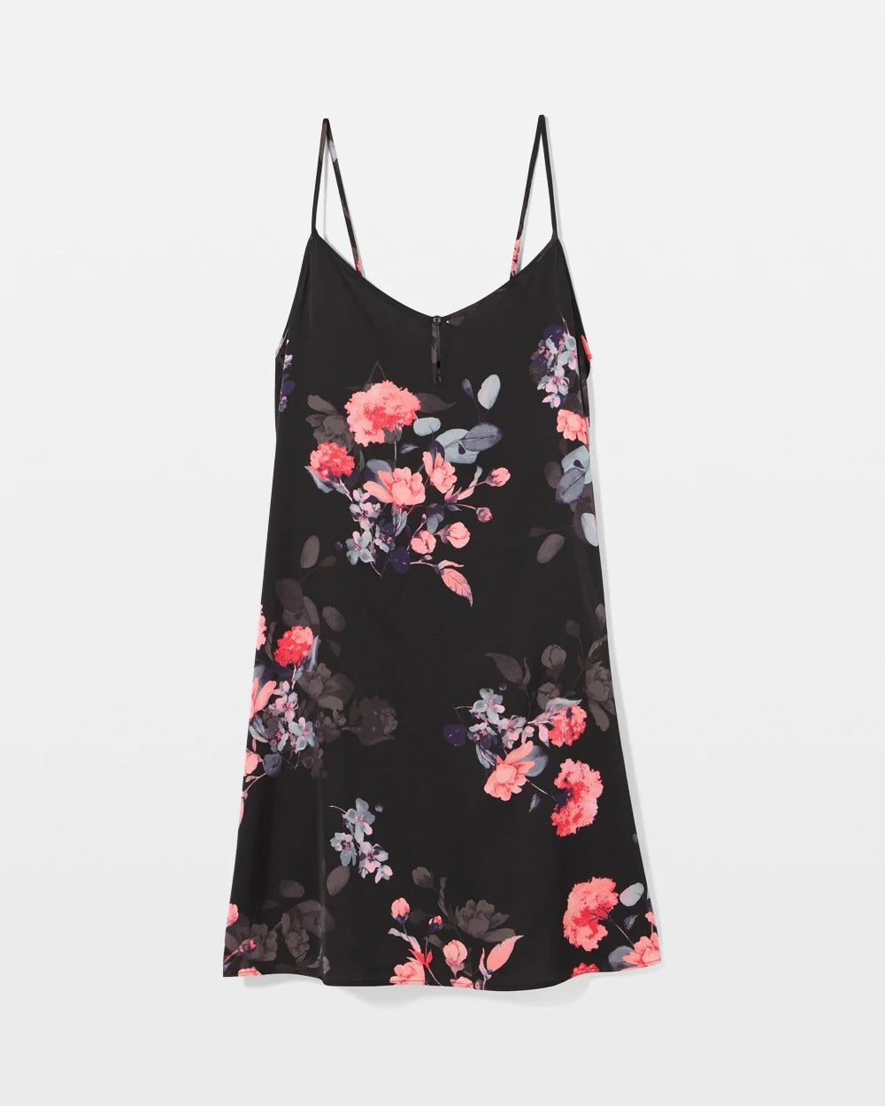 FLORAL DREAMS GRAND BLACK Chemise