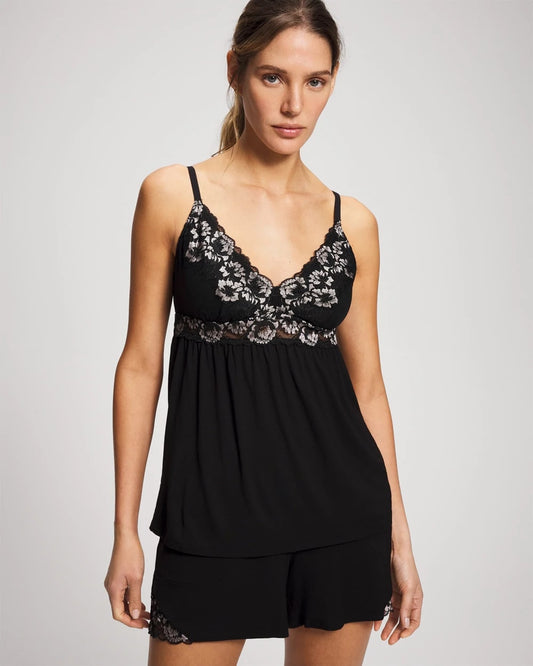 BLACK Soft Support Cami
