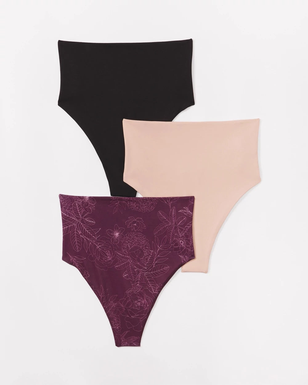 VERMILLION MULTIPACK High-Waist Thong Panty 3 Pack