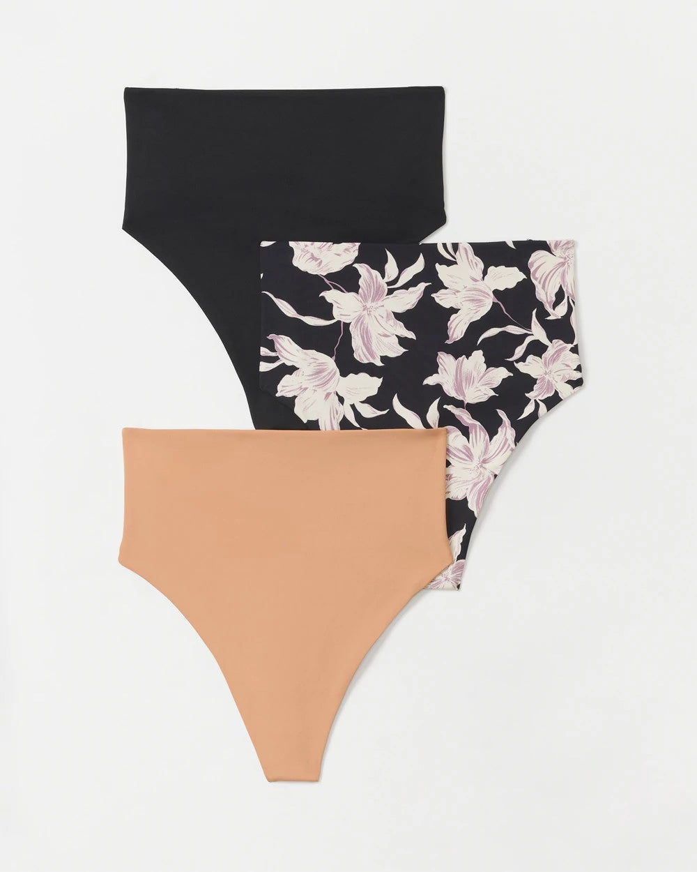 BLOOM BREEZE MULTIPACK High-Waist Thong Panty 3 Pack