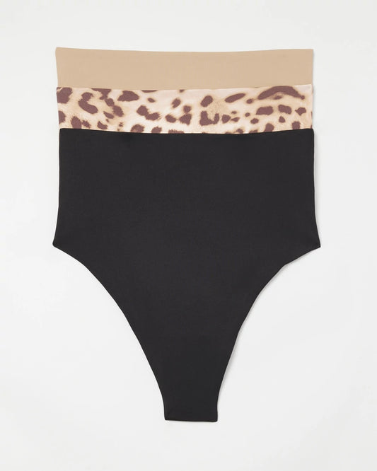 ANIMAL MULTIPACK High-Waist Thong Panty 3 Pack