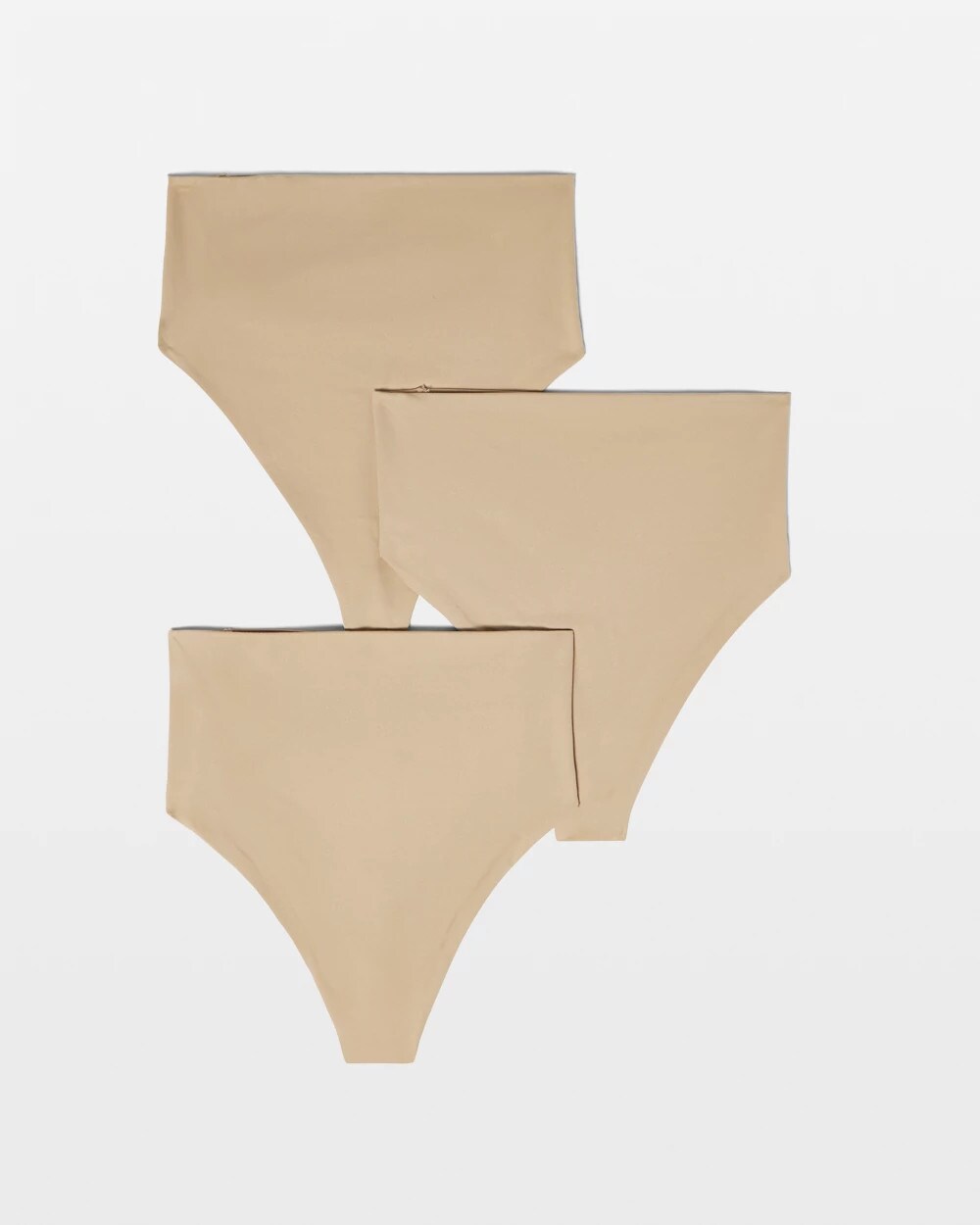 WARM AMBER MULTIPACK High-Waist Thong Panty 3 Pack