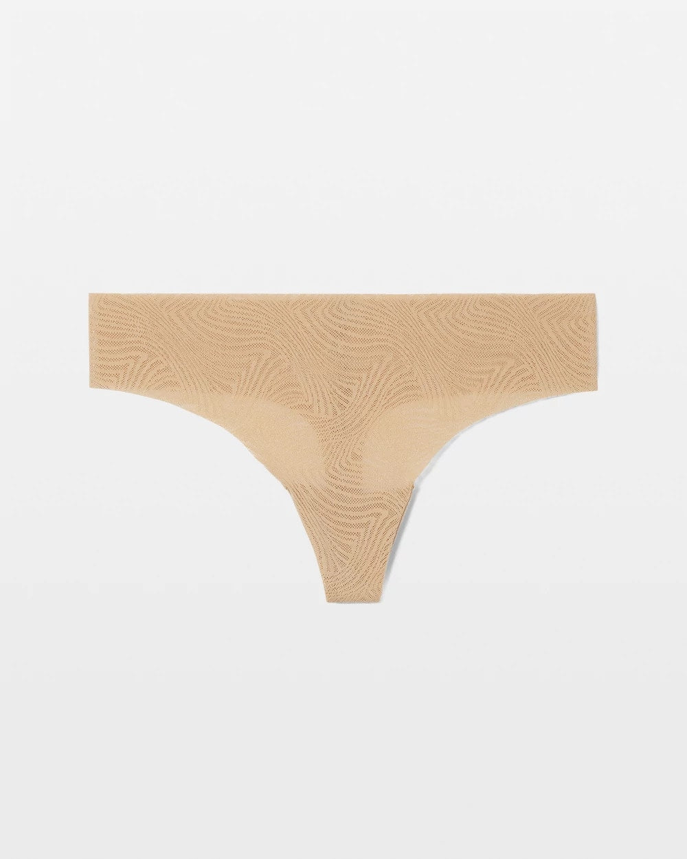 WARM AMBER Thong Panty with Lace