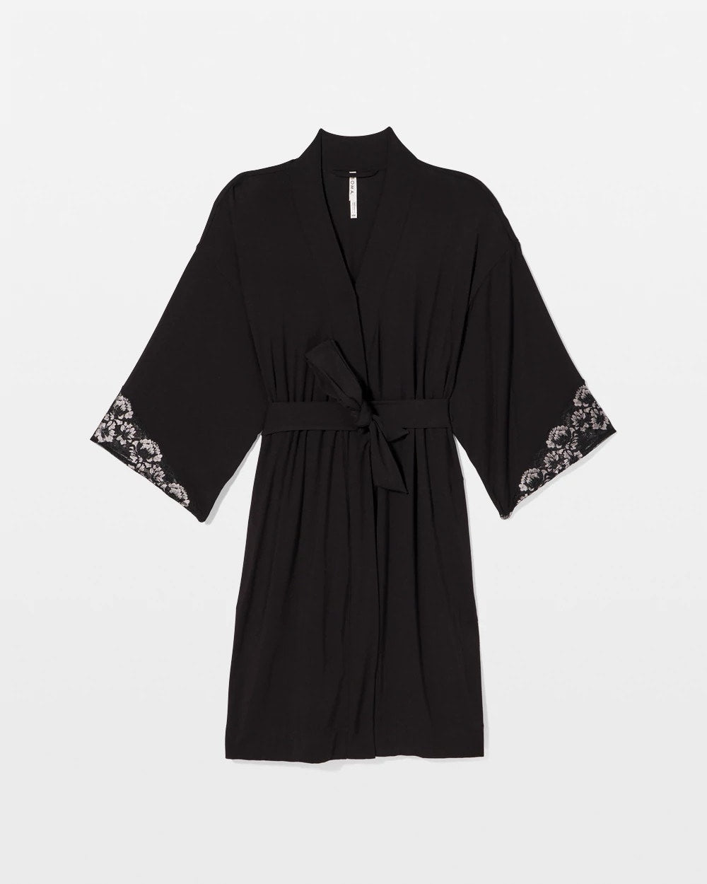 BLACK Lace Robe