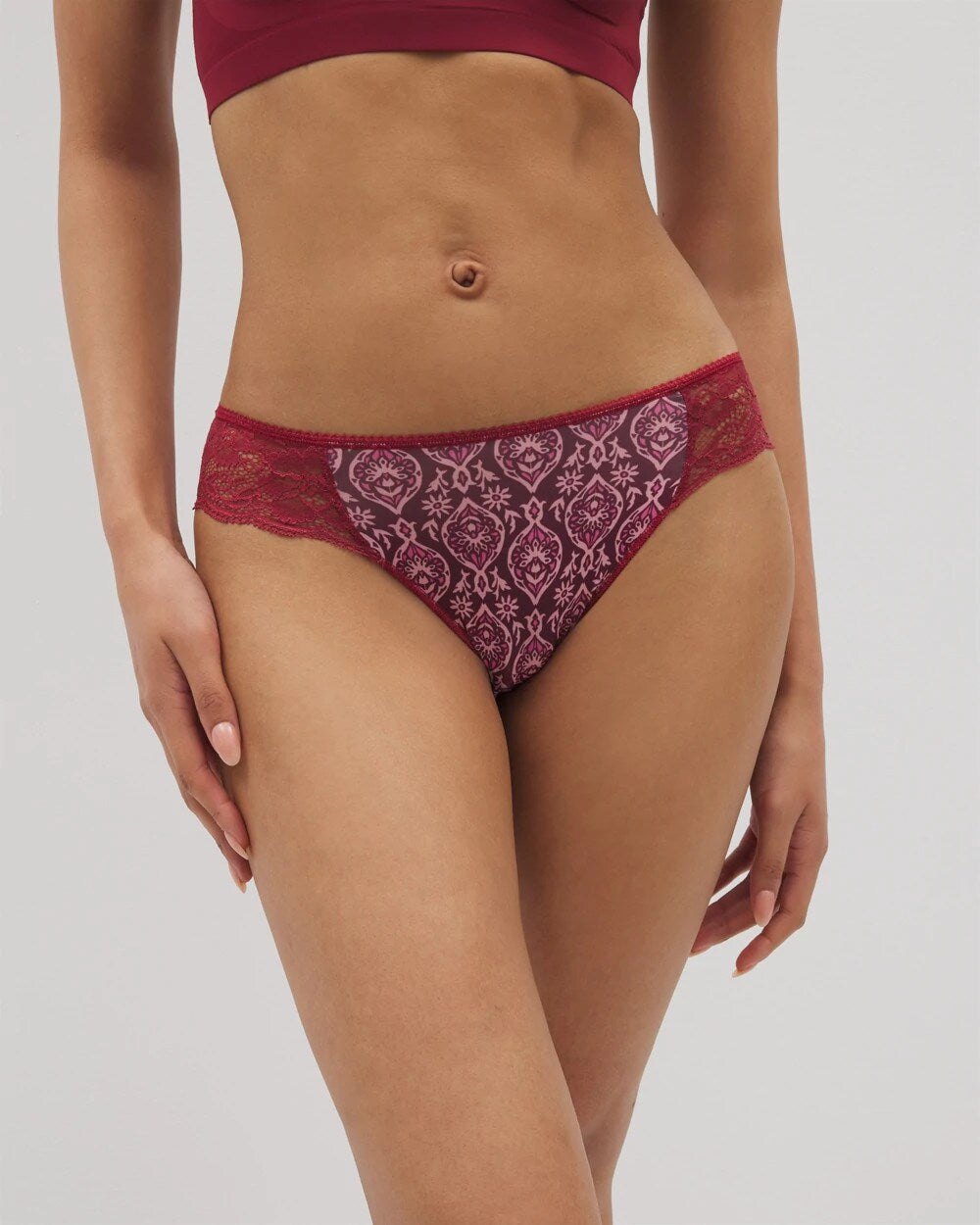 PLENTIFUL PIECES KISS Edge Bikini Panty with Lace