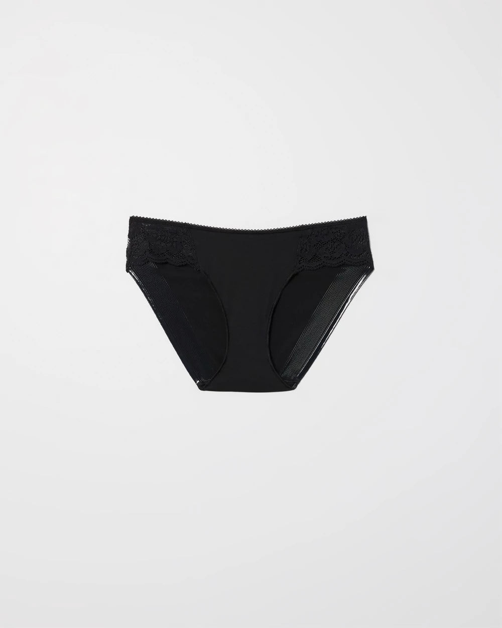 BLACK Bikini Panty with Lace