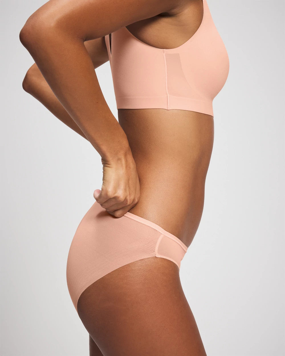 PEACH PARFAIT Mesh Back Bikini Panty