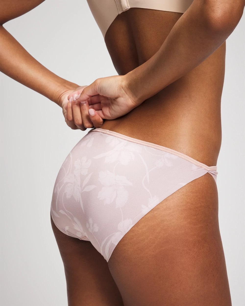 REFLECTION BLOOMS M PINK Edge Bikini Panty
