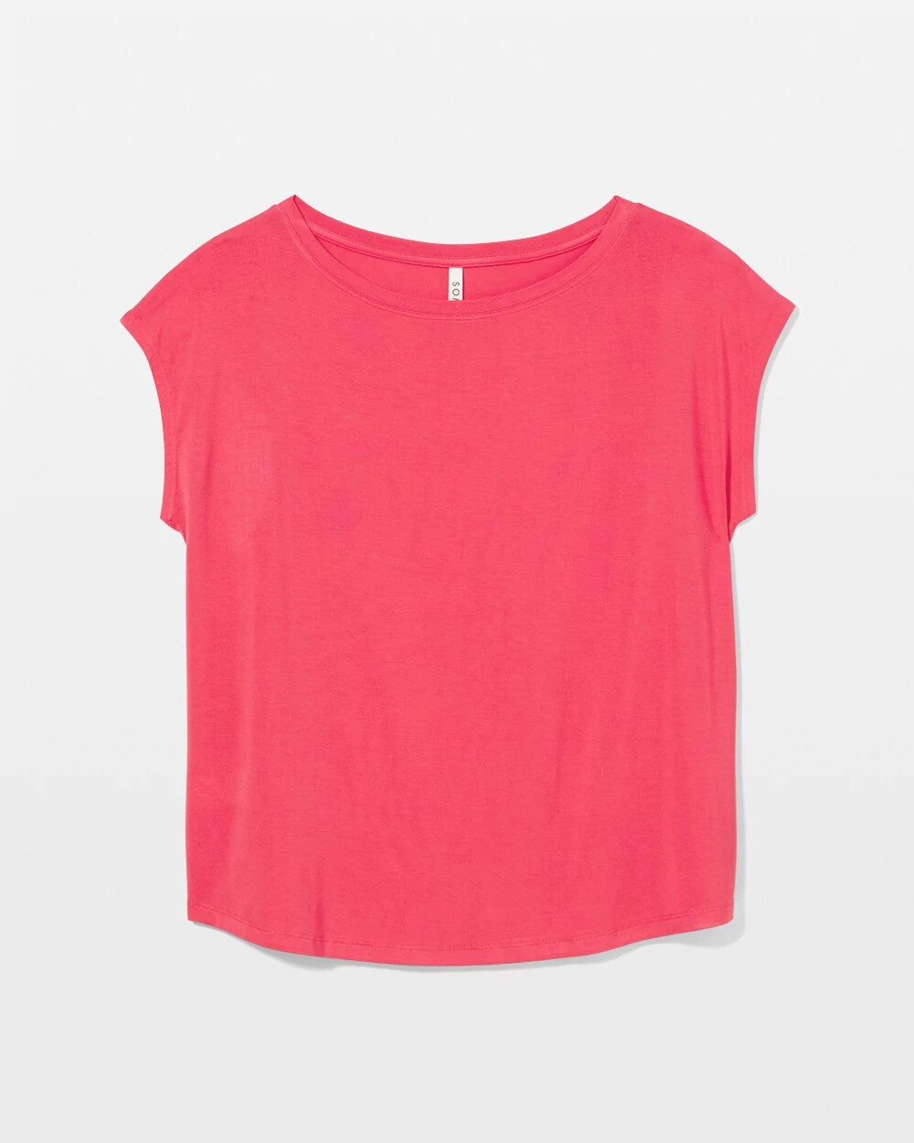 HEARTS DESIRE Short Sleeve Boat Neck Top