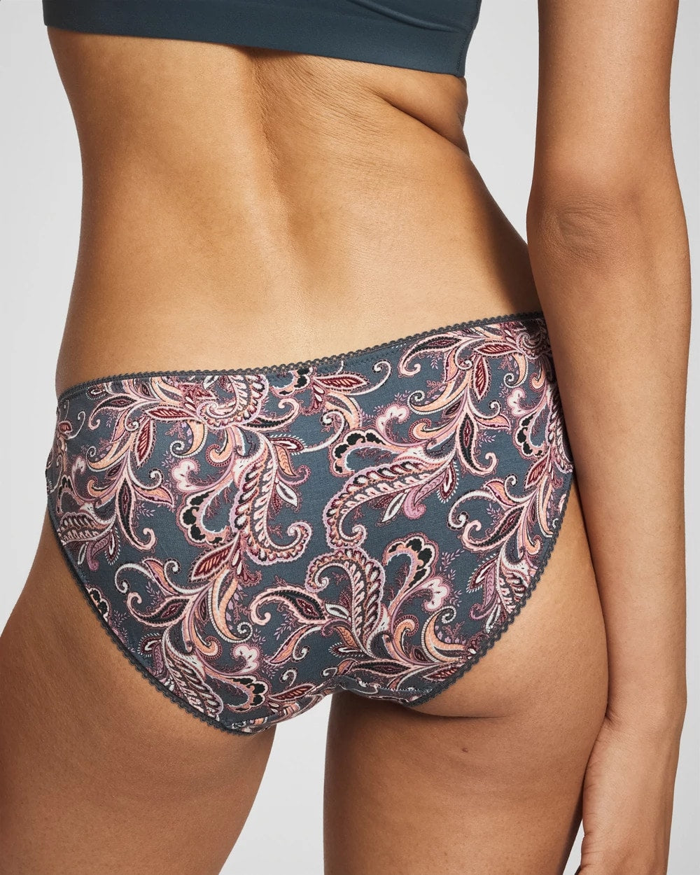 IMPERIAL PAISLEY M PET Bikini Panty with Lace