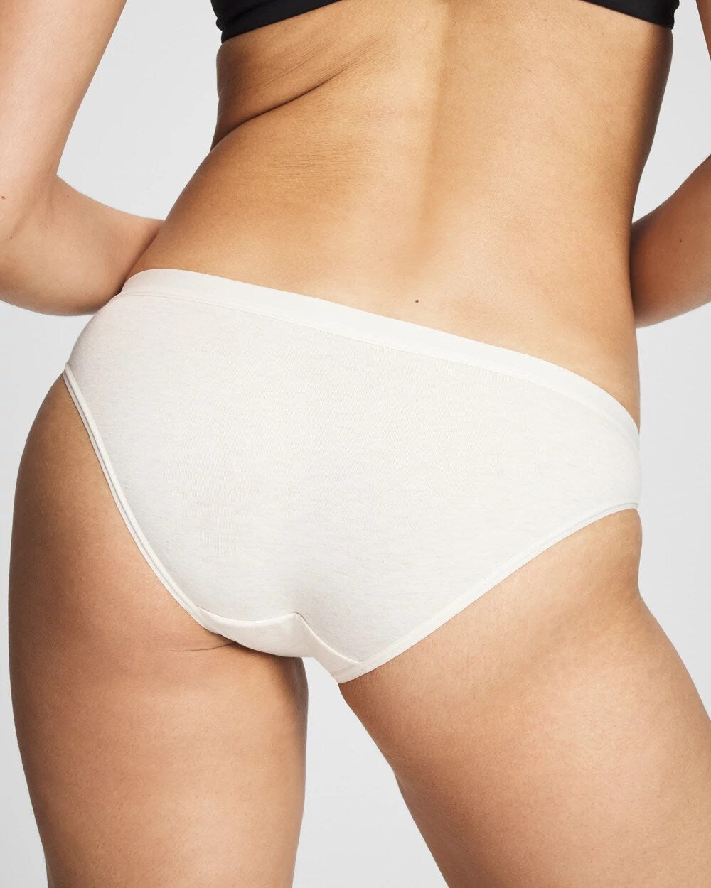 HEATHER ECRU Cotton Bikini Panty