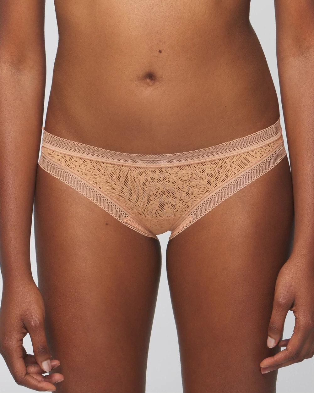 CREME BRULEE Soma Bikini Panty with Stretch Lace