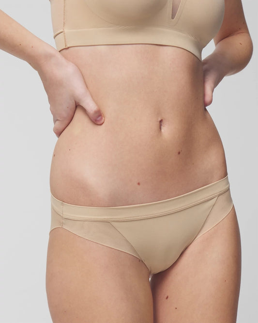 WARM AMBER Mesh Bikini Panty