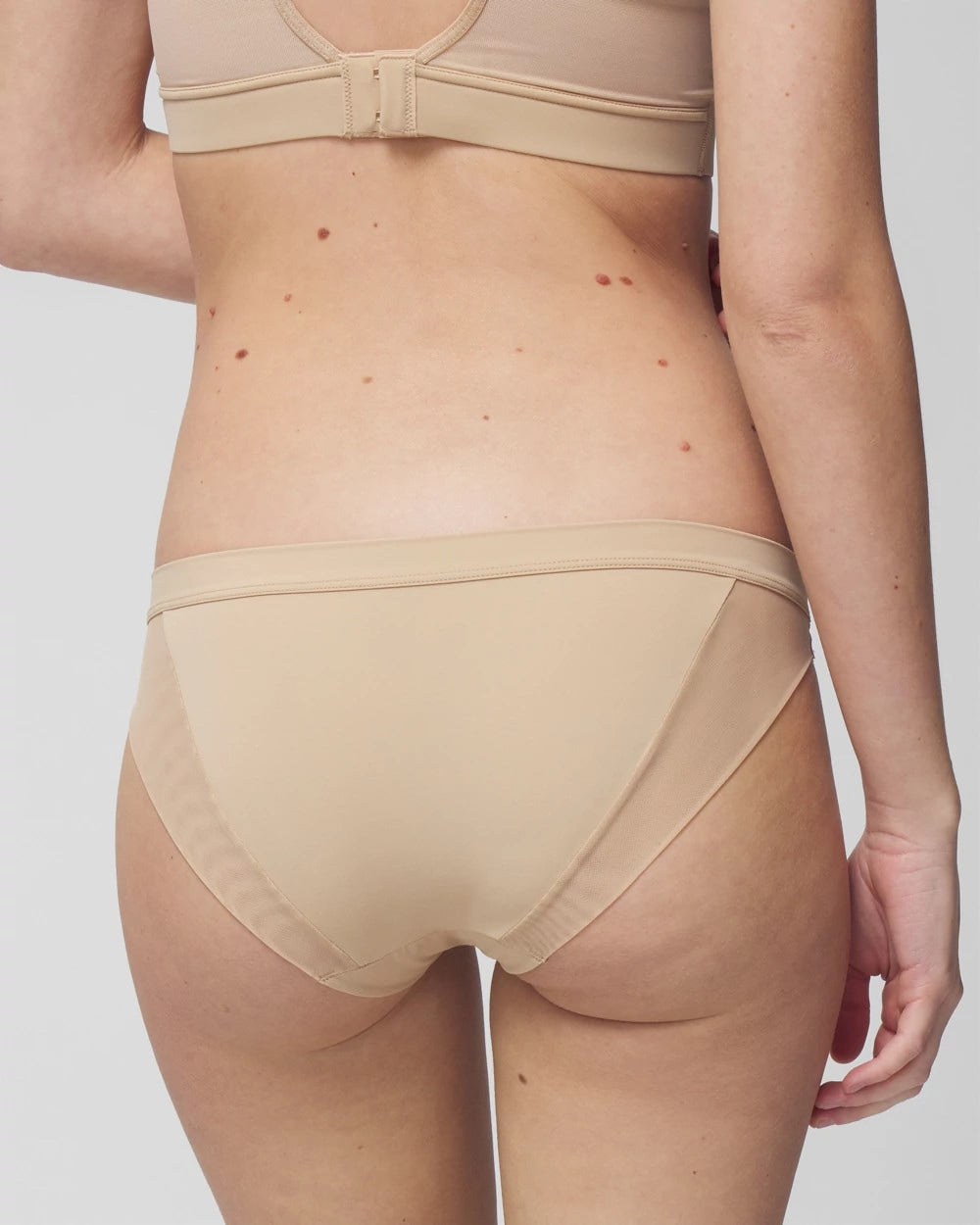 WARM AMBER Mesh Bikini Panty