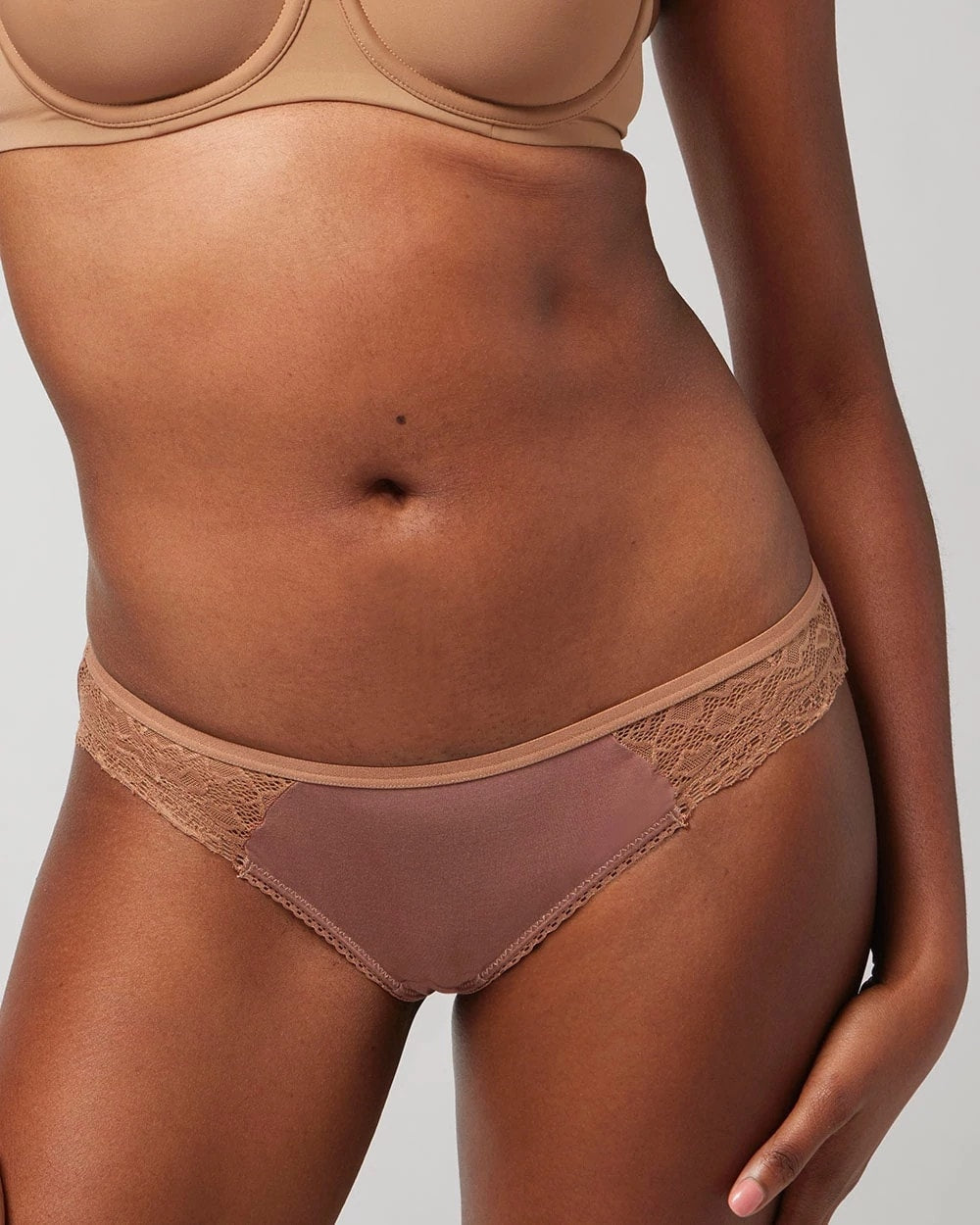 WARM SIENNA Bikini Panty with Enchanting Lace