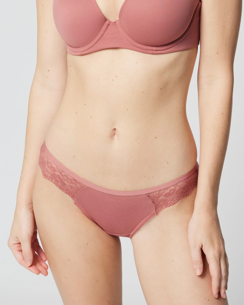 CLAY ROSE Bikini Panty with Enchanting Lace
