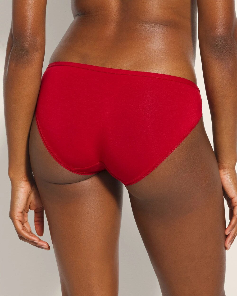 PAINT THE TOWN RED Bikini Panty with Enchanting Lace