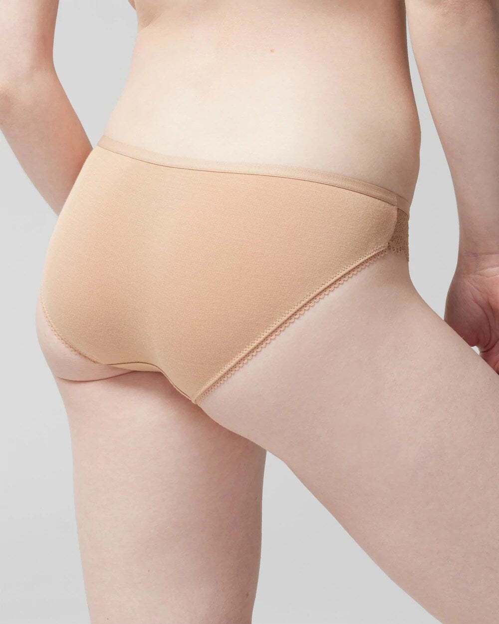 WARM AMBER Bikini Panty with Enchanting Lace
