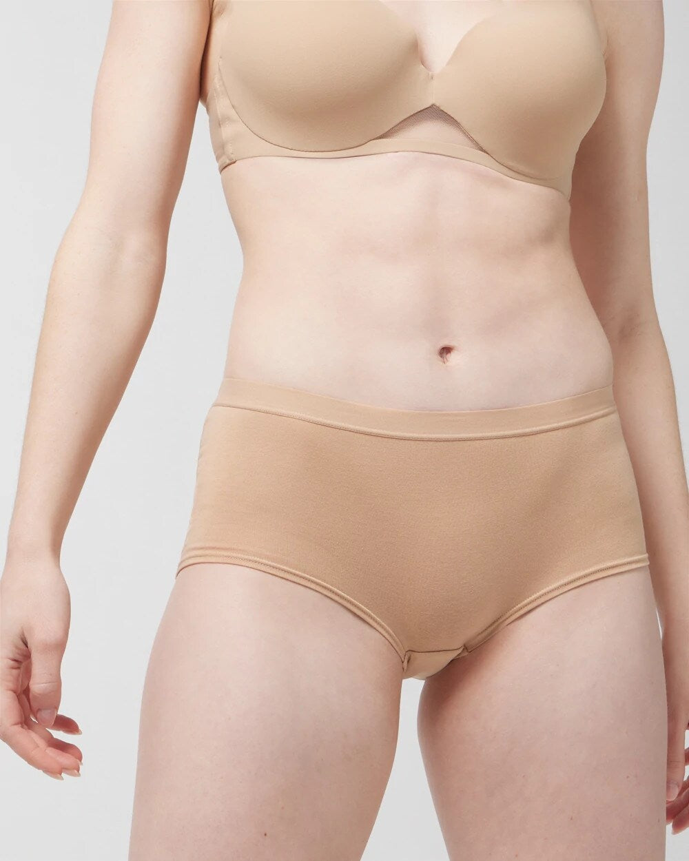 WARM AMBER Cotton Boyshort Panty